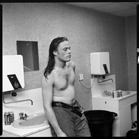 Keith: Astoria Dresing Room 1992. Ilford XP2
